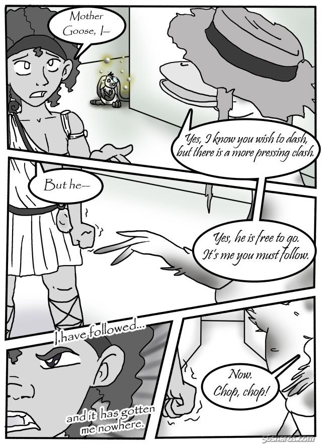 Ch.4, Pg.13: “Ducking The  Goose”